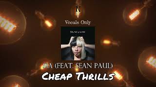 Cheap Thrills - Vocals Only (Acapella) | Sia feat. Sean Paul Resimi