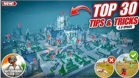 Top 30 Tips & Tricks In BGMI 4.0 Update Noob To Pro 4.0 In Event | Spooky Soi...