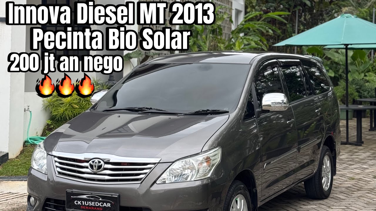 Innova G Diesel MT 2013 200 jt an 
