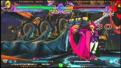 BBCS:EX Relius Clover - 8.4k Combo (Modified - Keep Ignis alive)