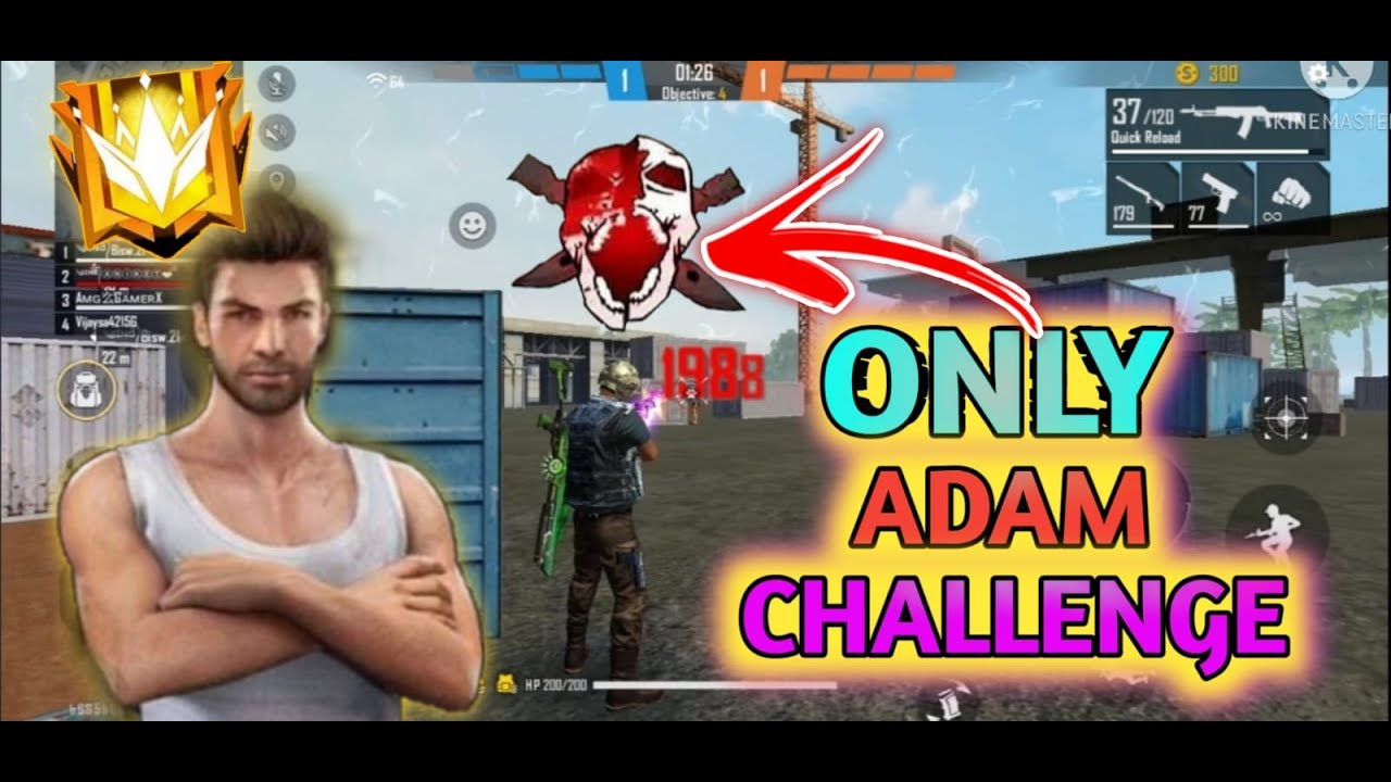 ONLY ADAM CHALLENGE | UNBELIEVABLE | CLASH SQUAD RANKED | AMG GAMERX