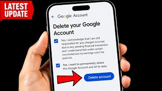 How to Delete Google Account Permanently (2026 New Update)