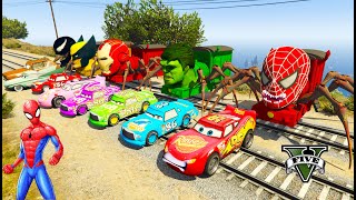 GTAV SPIDER-MAN 2, FIVE NIGHTS AT FREDDY'S, THE AMAZING DIGITAL CIRCUS Join in Epic New Stunt Racing