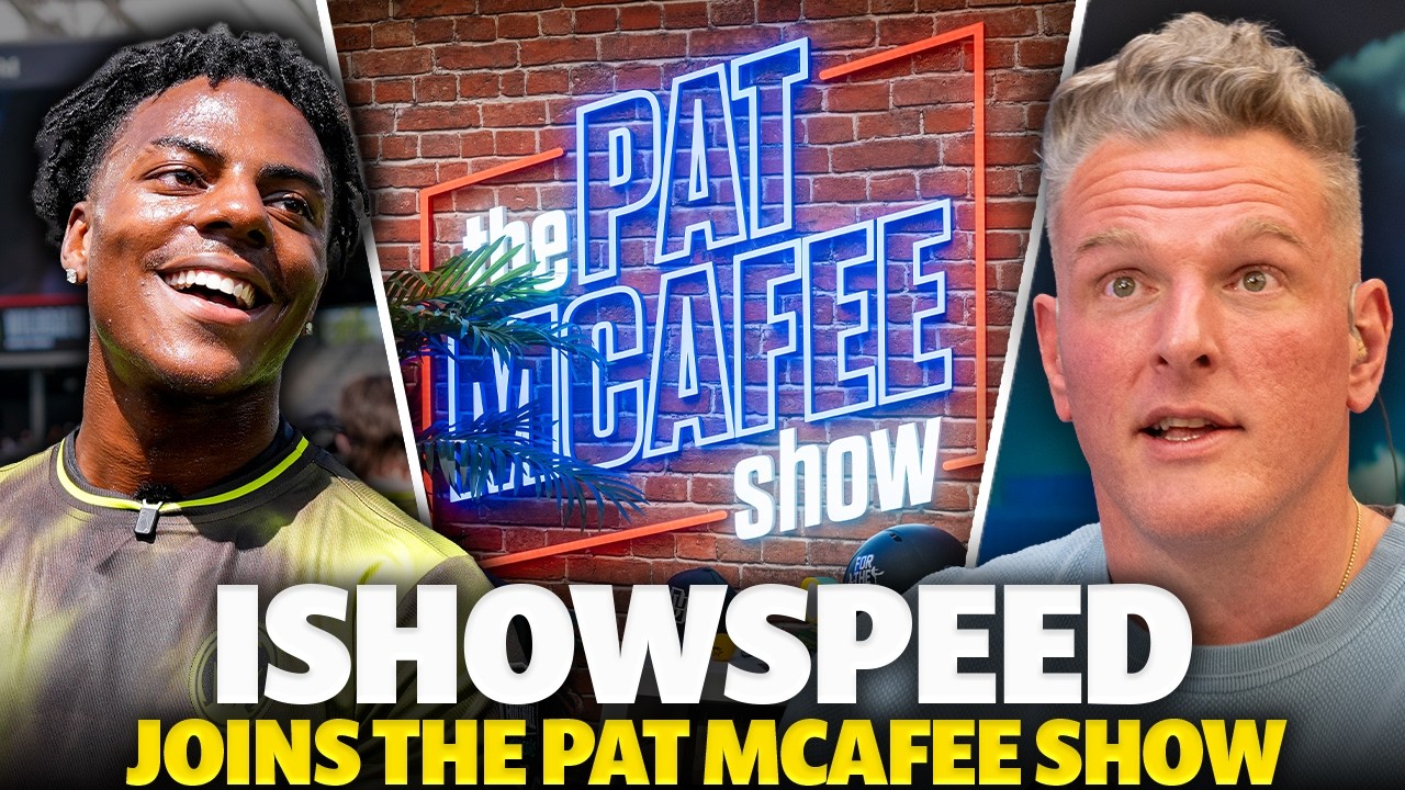 IShowSpeed Joins The Pat McAfee Show Live
