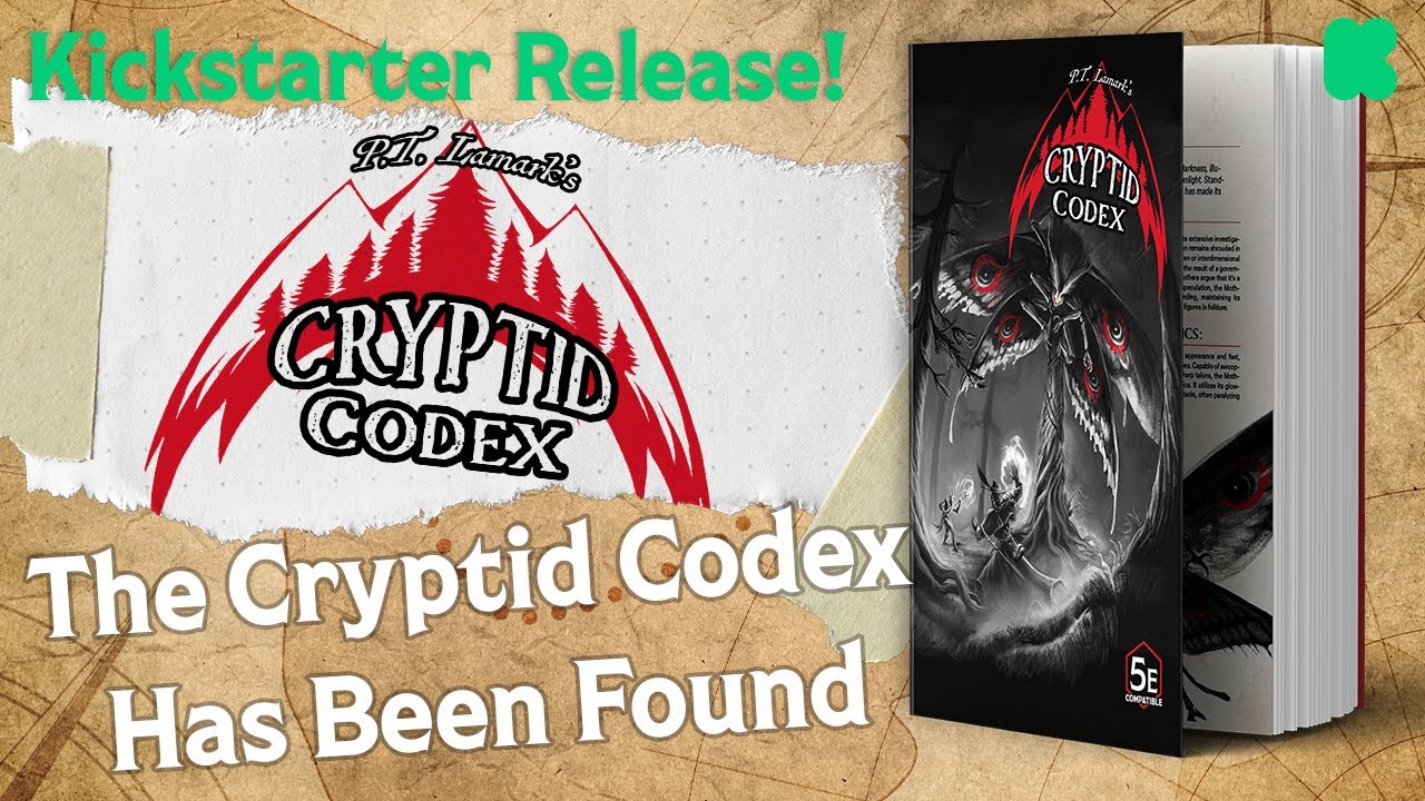 P.T. LaMarck’s Cryptid Codex - A Field Journal of American Cryptids for 5e