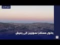 دخول مستفز لسوريين الى رميش دخول مستفز لسوريين الى رميش