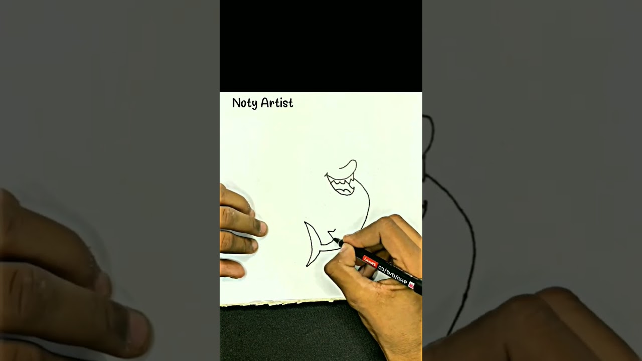 fish 🐠 Fish Easy Outline Drawing || step by step || 