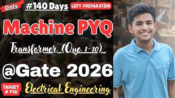 Machine PYQ GATE Electrical Engineering #140_Days Left #gate2026 #gateelectrical #machine #gatepyqs 
