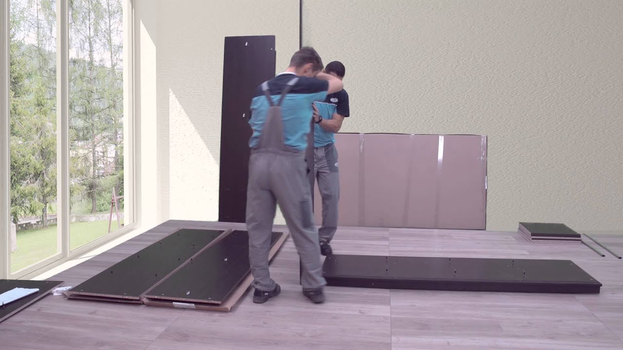 BERLIN MIRROR SLIDING WARDROBE ASSEMBLY INSTRUCTION YouTube