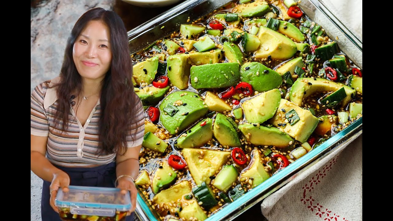 Mayak Avocado, Korean Marinated Avocado Recipe | A Quick Avocado Recipe That Will Change Your Life | Seonkyoung Longest