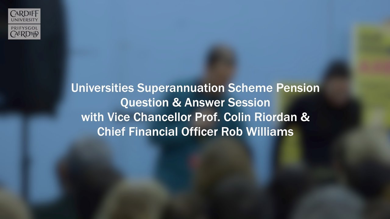 USS Pensions Q & A session with Prof. Colin Riordan