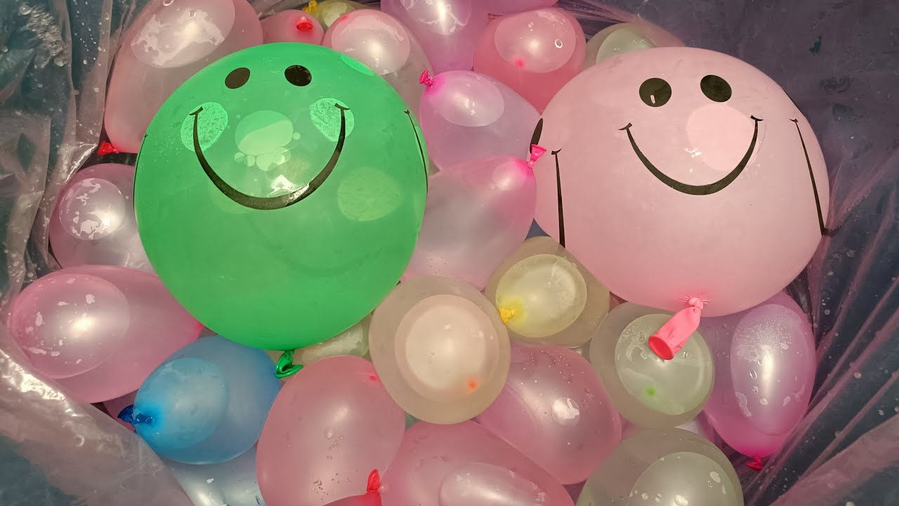 FUN BALLOON water balloon popping,balloon  popping show pop water balloon#19