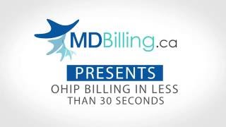 OHIP Billing in less than 30 seconds!