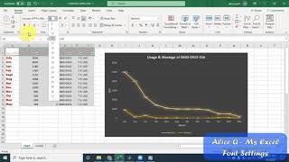 Chapter 2B - Microsoft Excel - Font Setting