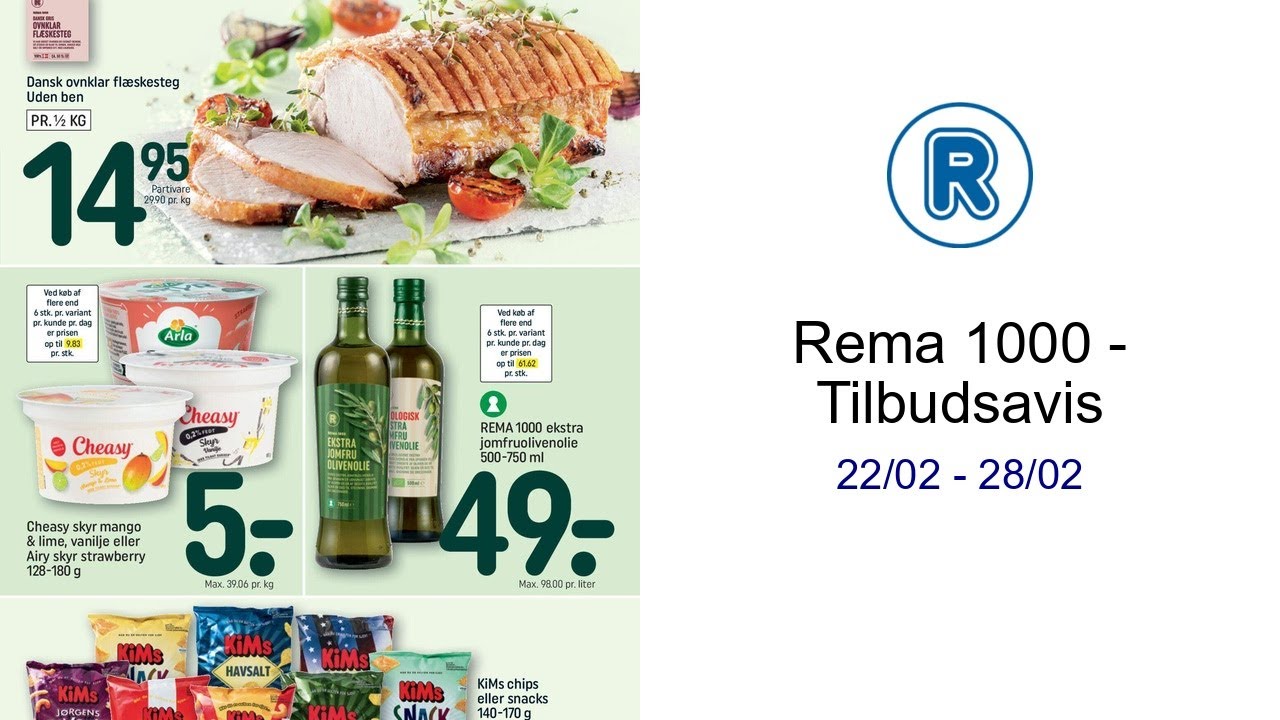 Rema 1000 - Tilbudsavis 22/02 - 28/02
