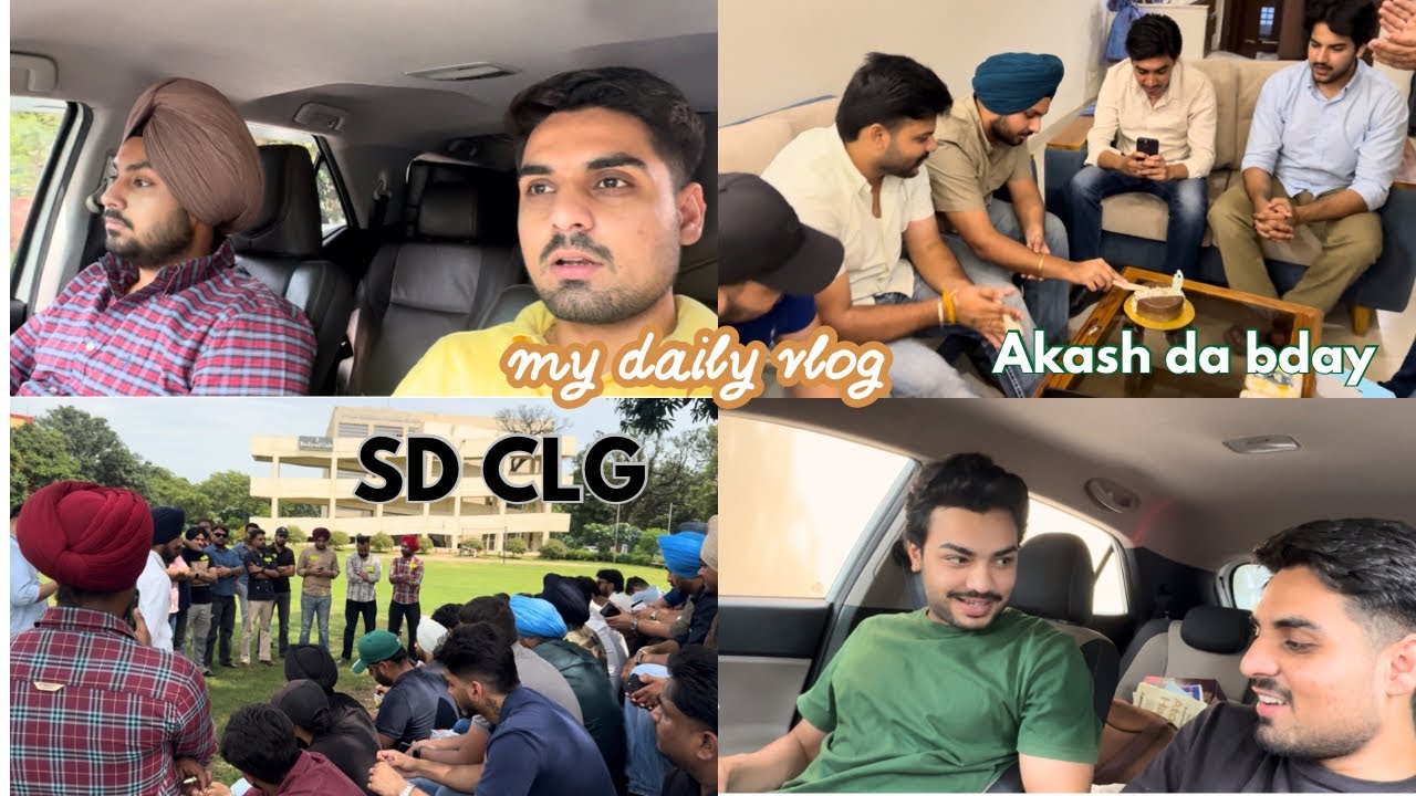 COLLEGE VLOG || AKASH DA BDAY || SHOOTING RANGE 