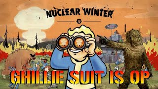 Fallout 76 Wastelanders: GHILLIE SUIT IS OP! In Nuclear Winter | How To Get It & (Review)