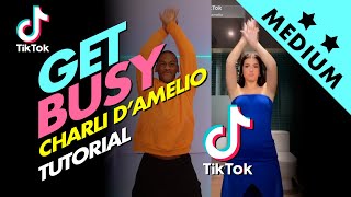 GET BUSY | CHARLI D'AMELIO | TIK TOK DANCE | TUTORIAL | SHAKE THAT THING | Vincent Vianen