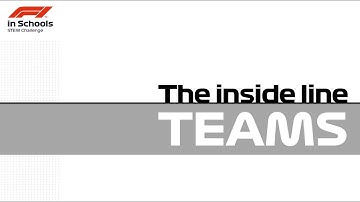 Setting up an F1 in Schools Team