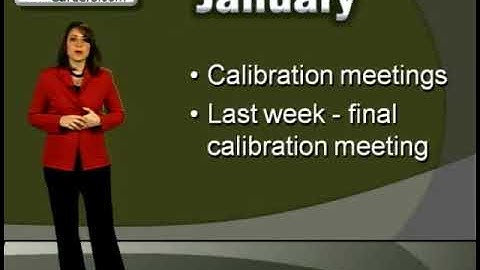 Performance Evaluation Timeline