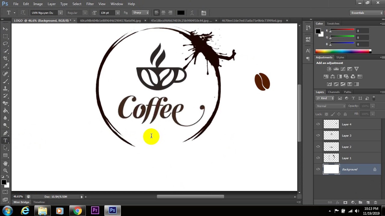 PHOTOSHOP CS6 | Hướng Dẫn Thiết Kế Logo Thương Hiệu ...