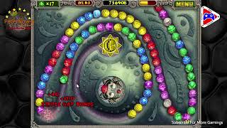 Triple Gaps Caught In Zuma Deluxe Gameplay Reupload --