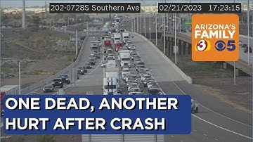 One person dead, another hurt in rollover crash on Loop 202 in Laveen