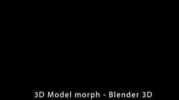 3d morph - Blender 3d