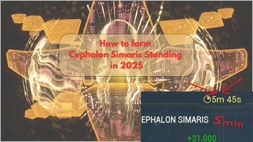How To Farm Cephalon Simaris Standing in 2025 || Warframe