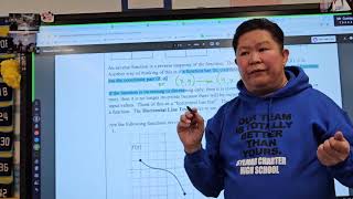 AP Pre Calculus Lesson 2.8 Inverse Functions  (continuation) Jan 29, 2025