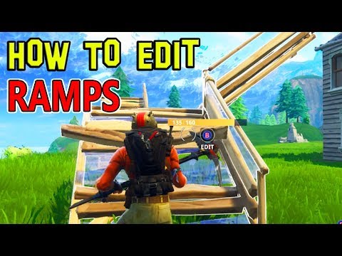 HOW to Edit RAMPS in Fortnite Battle Royale (Rotate, stairs)