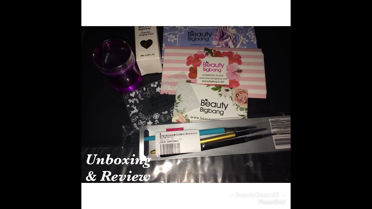 BeautyBigBang PR SAMPLE Unboxing/BeautyBigBang XL-024 Stamping plate review & swatches/BeautyBeam86