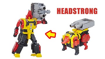 Transformers Toys | HEADSTRONG: ROBOT Mode | Combiner Wars PREDAKING POTP