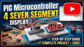 Interfacing 4-Digit Multiplexed Seven Segment Display with PIC16F877A | CCS C Programming