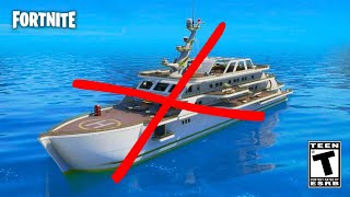 Fortnite REMOVED the Yacht