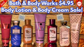 📝Top Picks for Bath & Body Works $4.95 Body Lotion & Body Cream Sale!