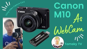Canon EOS M10 as WebCam | Capture Card