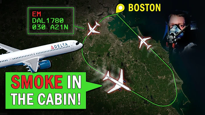 Smoke Onboard after Takeoff | Delta A321 Emergency Return to Boston!