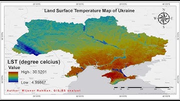 How to make Map Layout in ArcMap || LST map layout in ArcMap || Online training on GEE & ArcGIS