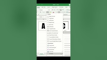 Ik heb mijn Excel-cellen laten opvallen (een randtruc die niemand gebruikt) #SpreadsheetMagic #Ex...