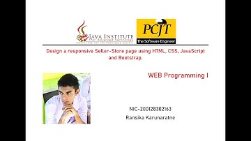 15 | Design a responsive Seller-Store page using HTML, CSS, JavaScriptand Bootstrap