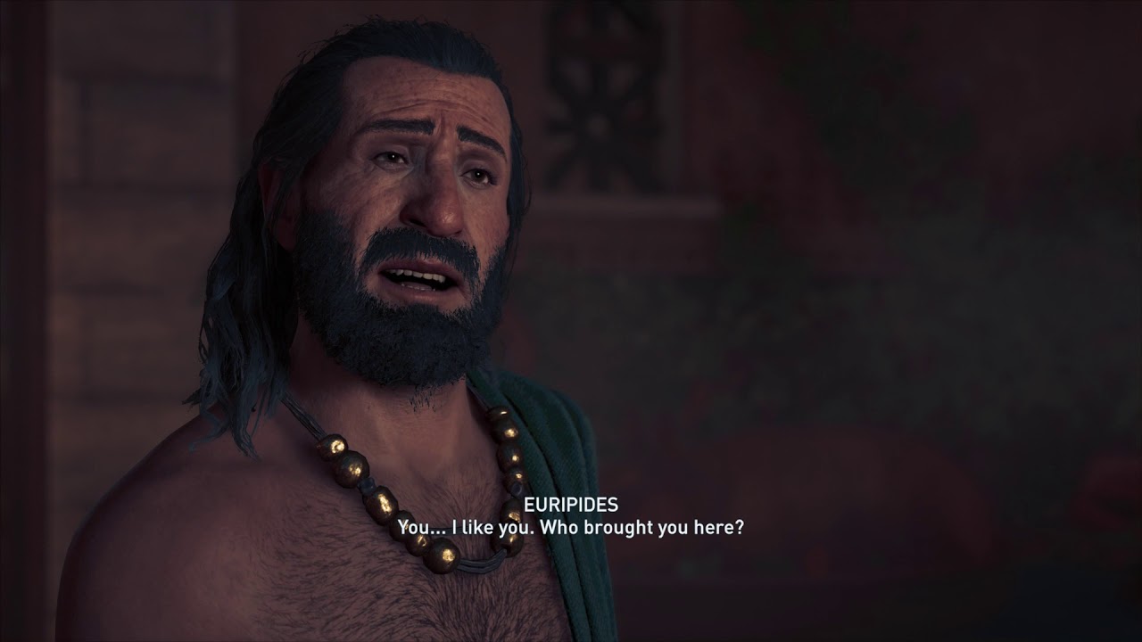 Assassin's Creed Odyssey Drink Up Get Euripides Drunk Choose Sweet