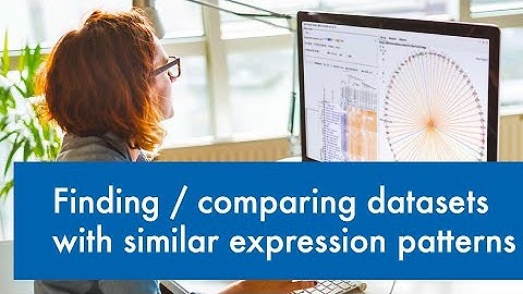 Finding and comparing datasets with similar expression patterns