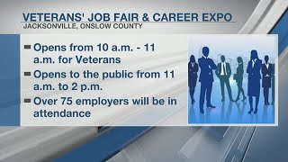 Veterans’ job fair today in Onslow County