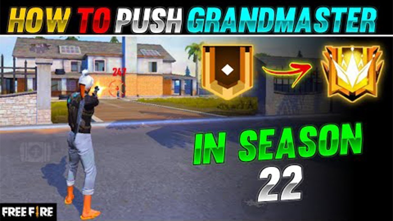 HOW TO RANK IN NEW SEASON 22 | HOW TO PUSH GRANDMASTER IN FREE FIRE | SOLO RANK PUSH TIPS AND TRICKS