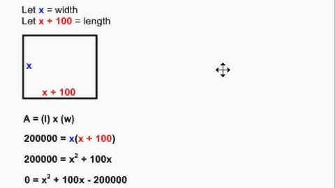 Geometry Problems in Quadratic Functions - Example 3