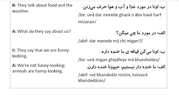 Farsi Conversation: Most Common Words and Phrases: Lesson 20: Animals