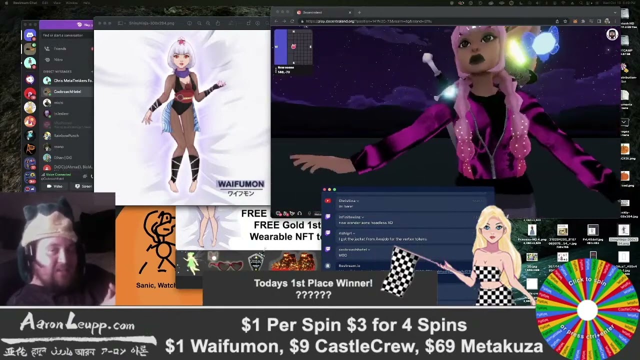 Tina aka CockroachHotel interview about - Decentraland and DCL DAO