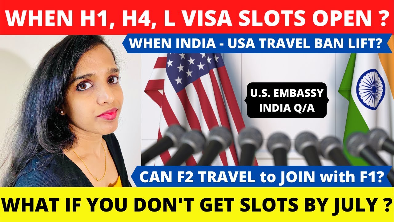 When H1B, H4, L Visa Dropbox Open ? | What if You Don’t Get Slots by August ?|When Travel BAN Lift ?