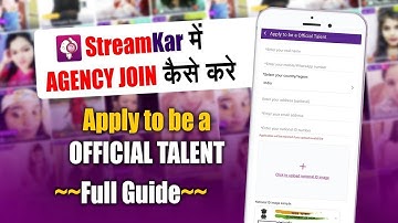 Streamkar ID Verified | SK Live Stream Agency | Agency Rules 2021 |  StreamKar Aarohi Agency 13385